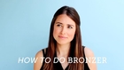 HOW TO DO BRONZER BY PRETTY PLEASED