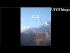 Half Camouflaged UFO or Natural spectacle in 2013