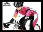 Pink Long Sleeve Women Cycling Clothes & Suit Breathable & Wicking + FREE SHIPPING