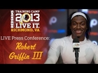 Robert Griffin III Training Camp Press Conference: Monday, August 12