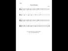 Free viola sheet music, Tom Dooley