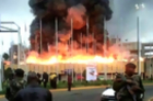 Massive Fire Breaks out at Nairobi, Kenya, Airport