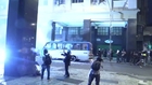 Black Bloc destroys rio's downtown and police respond with firearms