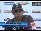 Faisalabad Wolves skipper Misbah ul Haq post match conference