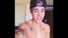 Justin Bieber shirtless in first Instagram video