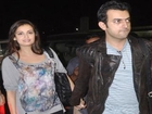 Spotted Diya Mirza with Boyfriend Sahil at the Airport