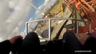 Tall Man Gets Stuck on Six Flags' Ride