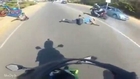 Nikos Deja Vu - Wheelie causes multiple crashes