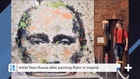 Artist Flees Russia After Painting Putin In Lingerie