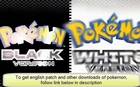 Pokemon Black And White Rom Download+English · how to get pokeman black and white latest english patch